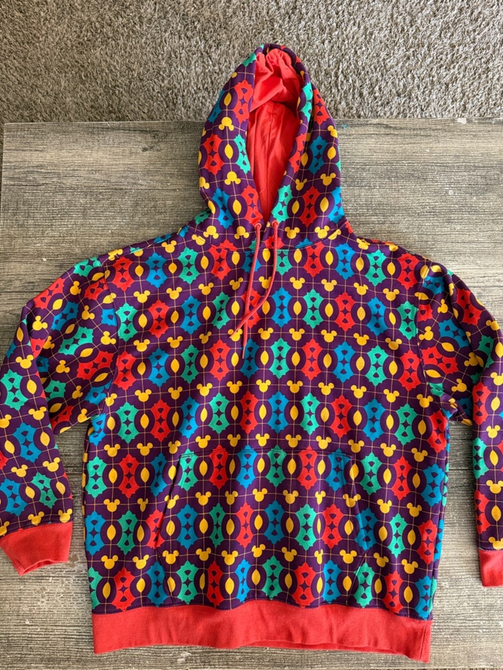 Walt Disney World Epcot Morocco pavilion all over graphic print hoodie